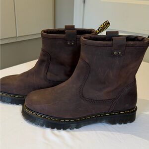 Dr. Martens Anistone Lo Brown with Black Interior